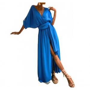 NEW ERIKA PEÑA vero dress in morocco blue